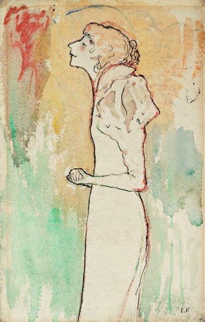 Sanger, ca. 1891-92 av Edouard Vuillard
