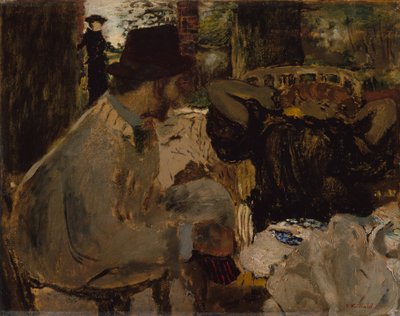 Samtale, 1897-8 av Edouard Vuillard