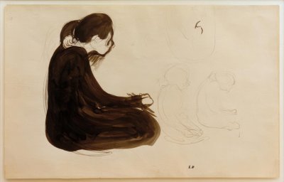 Kvinne sitter av Edouard Vuillard