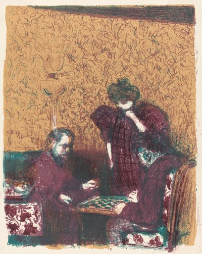 Game of Checkers La partie de dames, 18971898 publisert 1899. av Edouard Vuillard