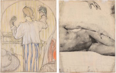 Foran speilet av Edouard Vuillard