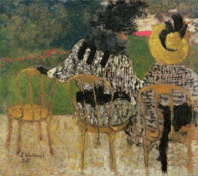 In the Tuileries Gardens, 1895 (olje på papp) av Edouard Vuillard