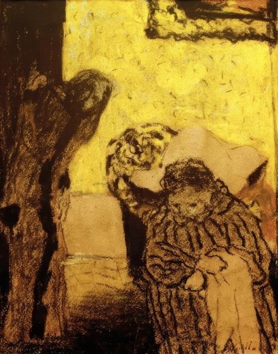 Blund eller rekonvalesens av Edouard Vuillard