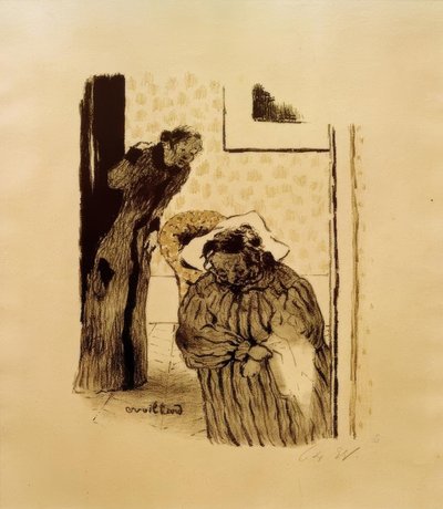 Blund eller rekonvalesens av Edouard Vuillard