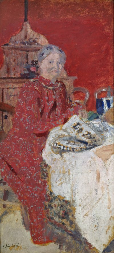 Lunchen, 1890-tallet av Edouard Vuillard