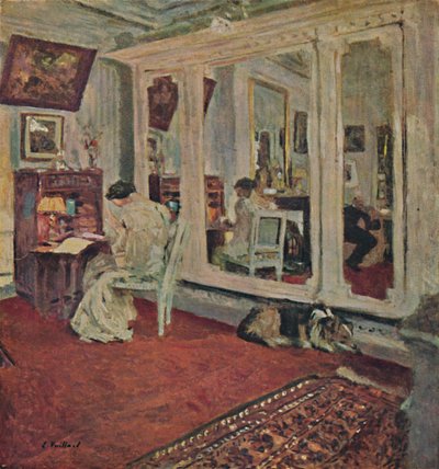 Mme Hessel, rue Rivoli ca 1902, c1902, 1946 av Edouard Vuillard