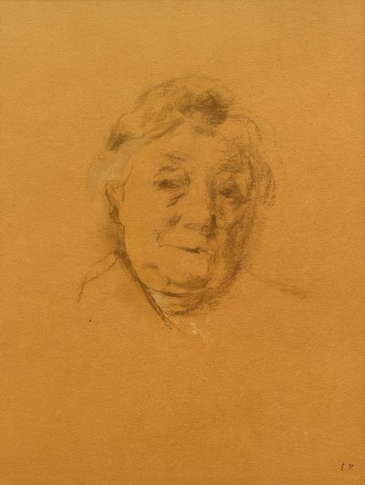 Portrett av Madame Bénard forfra av Edouard Vuillard