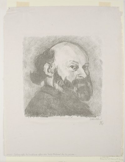 Portrett av Cézanne av Edouard Vuillard