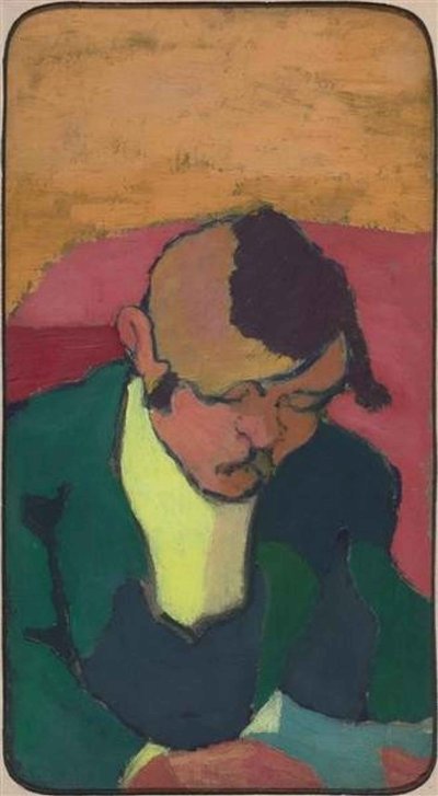 Portrett av Ker-Xavier Roussel 1867-1944, ca. 1890. av Edouard Vuillard