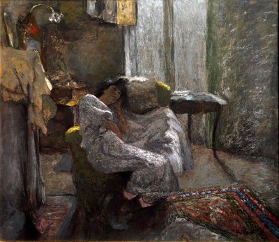 Portrett av Madame Hessel Lucie Hessel var kona til kunstnerens kunsthandler. Pastell d