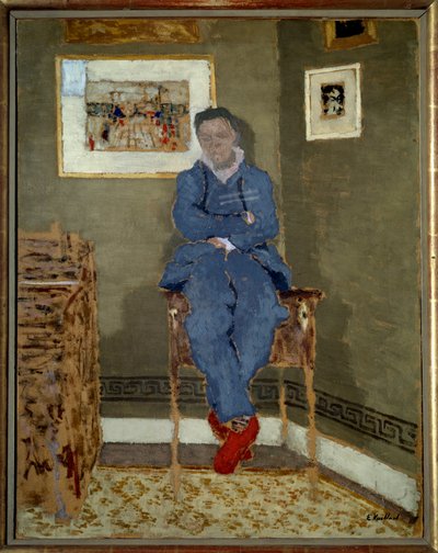 Portrett av maleren Felix Vallotton (1865-1925) av Edouard Vuillard