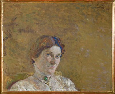 Portrett av skuespillerinnen Suzanne Desprez av Edouard Vuillard