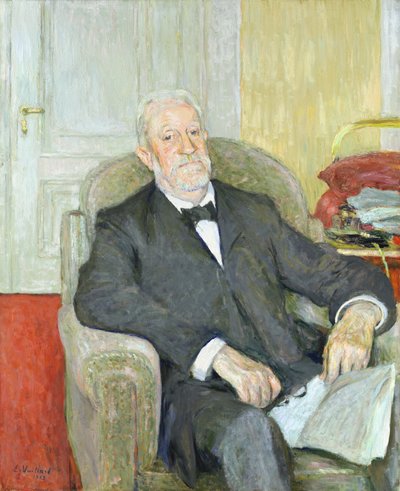 Senator Eduard Wilhelm Ludwig Heinrich Roscher (1838-1929) 1913 av Edouard Vuillard