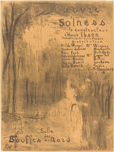 Byggherren Solness av Edouard Vuillard
