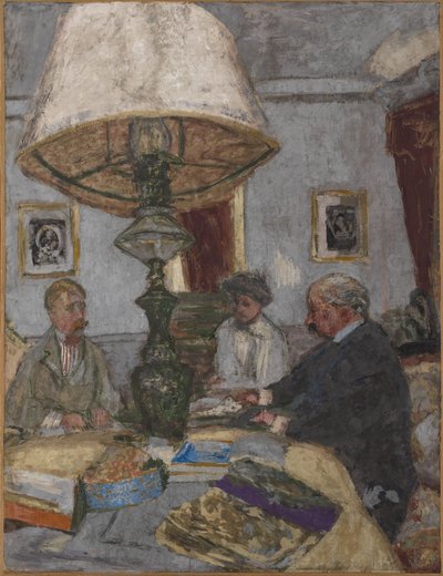 Under den store lampen i Saint-Jacut av Edouard Vuillard