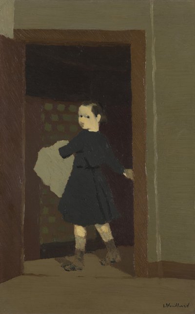 Barnet ved døren, 1891-92 av Edouard Vuillard