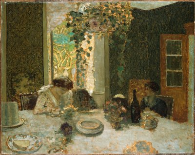 Spisestuen, ca.1900 av Edouard Vuillard
