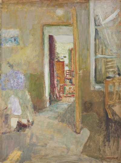 Den åpne døren, ca. 1902-1903 av Edouard Vuillard