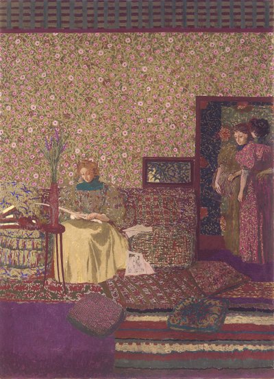 Personvernet. Dekorasjon for biblioteket til Dr. Vaquez av Edouard Vuillard