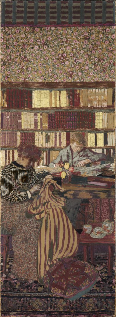 Personvernet. Dekorasjon for biblioteket til Dr. Vaquez av Edouard Vuillard