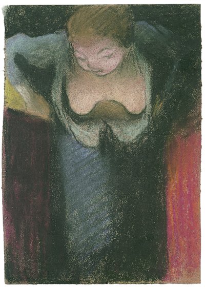 Sangeren, 1891-1892 av Edouard Vuillard