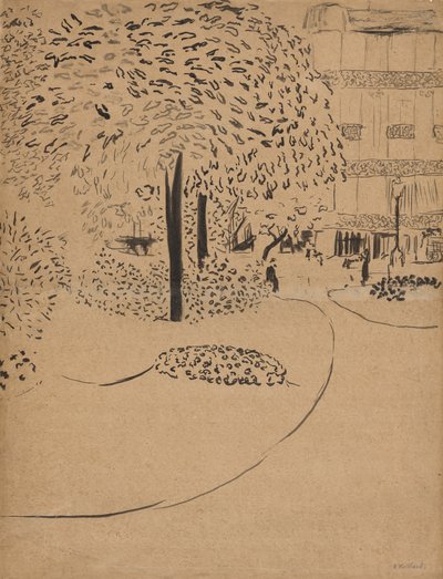 The Square, 1910. av Edouard Vuillard