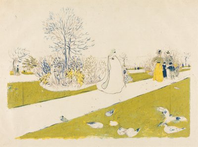 Tuilerihagen av Edouard Vuillard