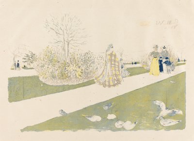 The Tuileries Garden The Tuileries Garden, utgitt 1896. av Edouard Vuillard