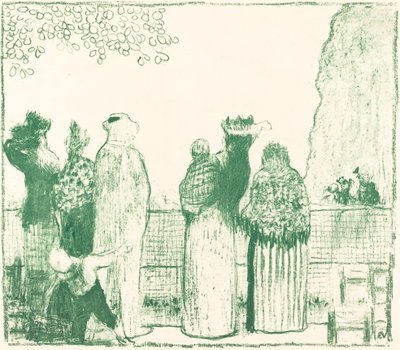 Tuileriene, 1895. av Edouard Vuillard