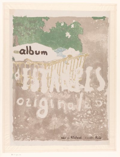 Titelprent voor: Albumet med originaltrykk fra Vollard-galleriet, vol. 2 Album med originaltrykk (tittel på objekt) av Edouard Vuillard