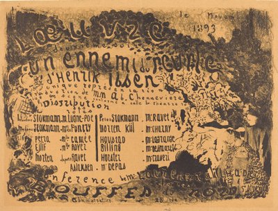 En folkefiende, 1893. av Edouard Vuillard