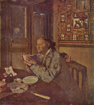 Kvinne med en skål Omtrent 1897, c1897, 1946 av Edouard Vuillard