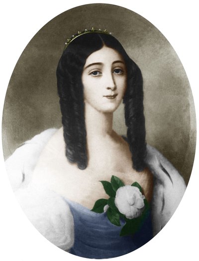 Mary Duplessis av Édouard after Viénot