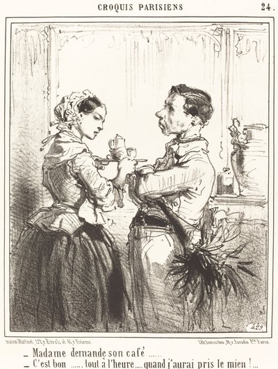 Madame ber om kaffen sin av Edouard de Beaumont