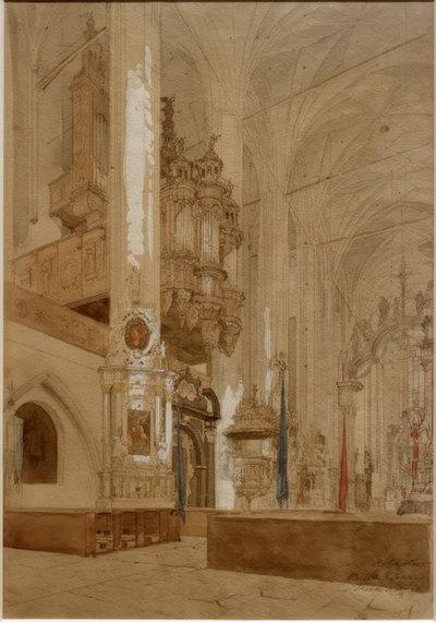 Marienkirche zu Thorn av Eduard Gärtner