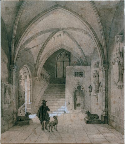 Gotisk hall av Eduard Gerhardt