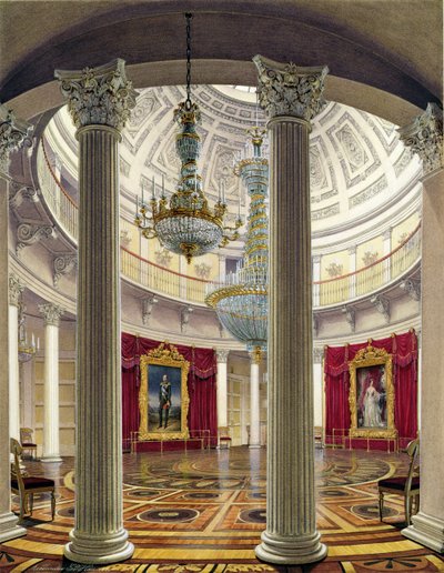 Rotundaen, Vinterpalasset, 1862 av Eduard Hau