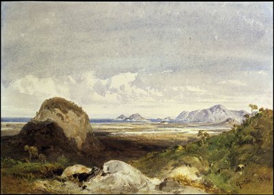 Kystlandskap av Eduard Hildebrandt