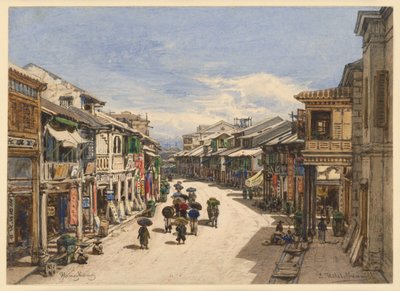 Gate i Hongkong av Eduard Hildebrandt