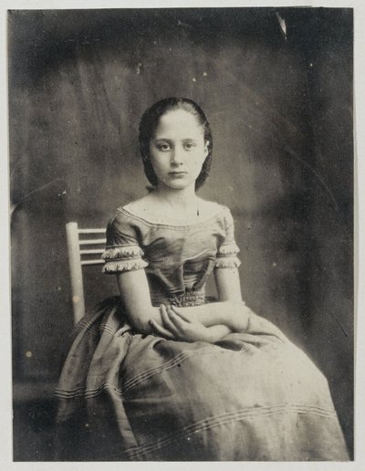 Portrett av en jente av Eduard Isaac Asser