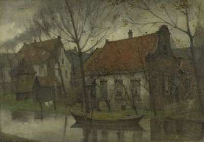 Utsikt i en landsby av Eduard Karsen