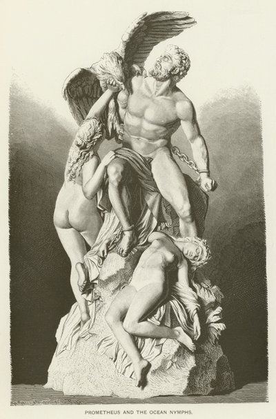 Prometheus og havnymfene av Eduard Muller