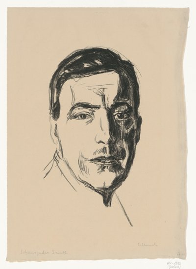 Albrecht Schmidt (smed) av Edvard Munch
