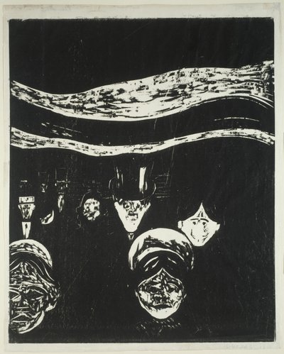 Angst av Edvard Munch