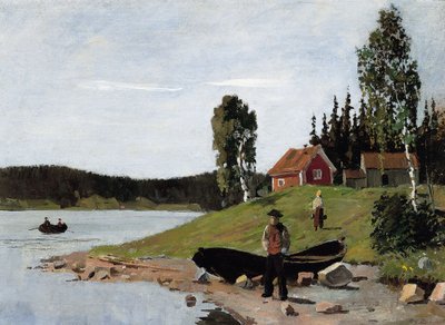 Kystlandskap, 1881 av Edvard Munch