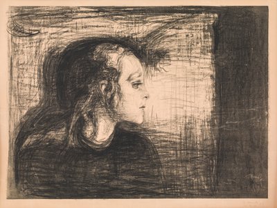 Den syke jenta av Edvard Munch