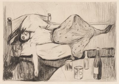Dagen etter. 1894 av Edvard Munch