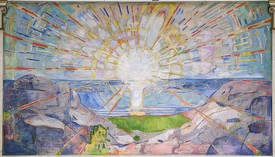 Solen. 1911-16 av Edvard Munch