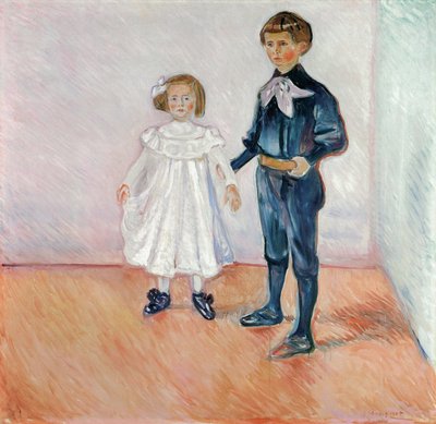 Erdmute og Hans-Herbert Esche, av Munch, Edvard (1863-1944). Olje på lerret av Edvard Munch