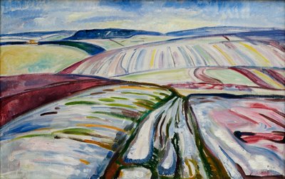 Felt i snø av Edvard Munch